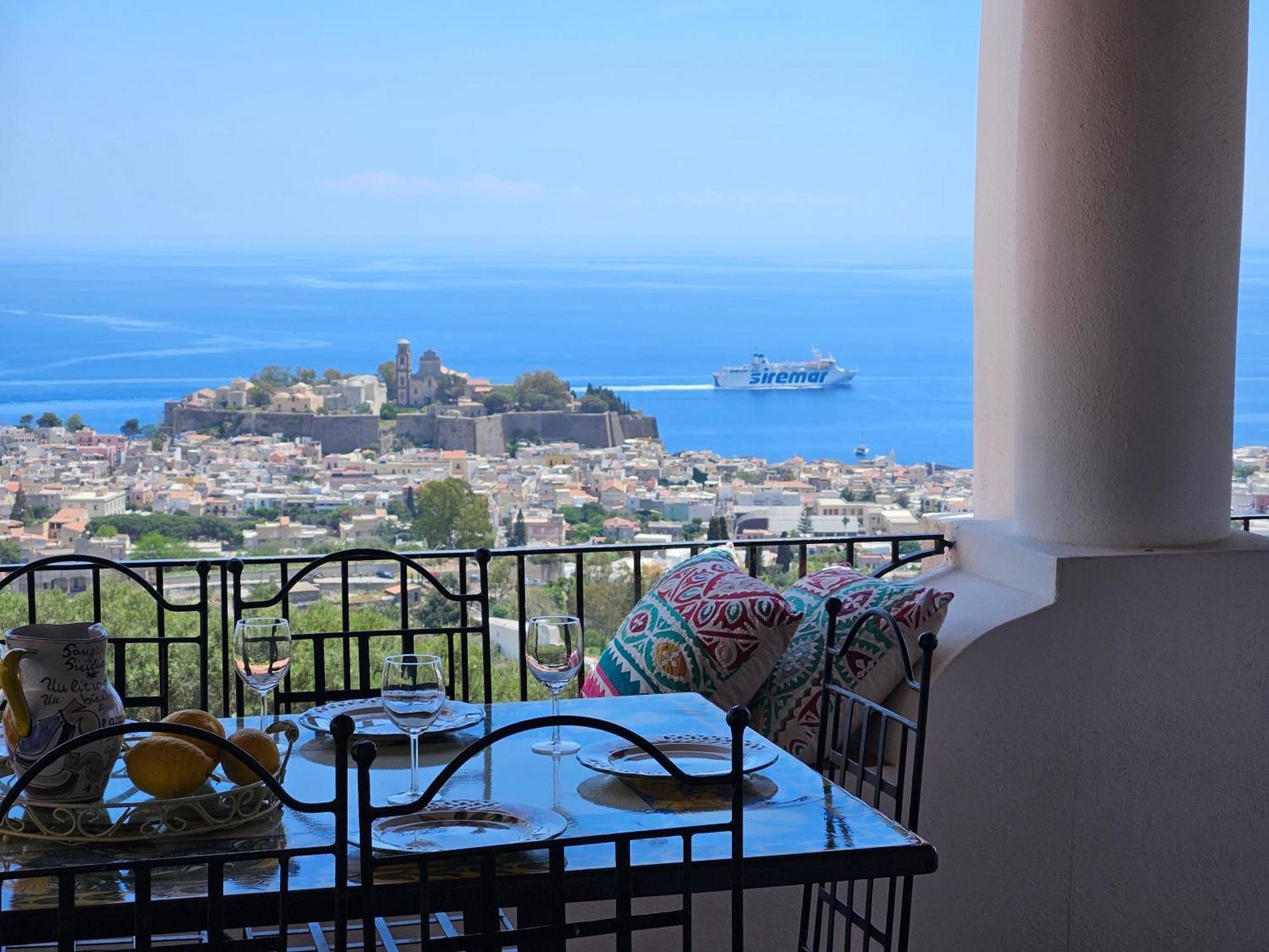Villa Belvedere Липари Экстерьер фото