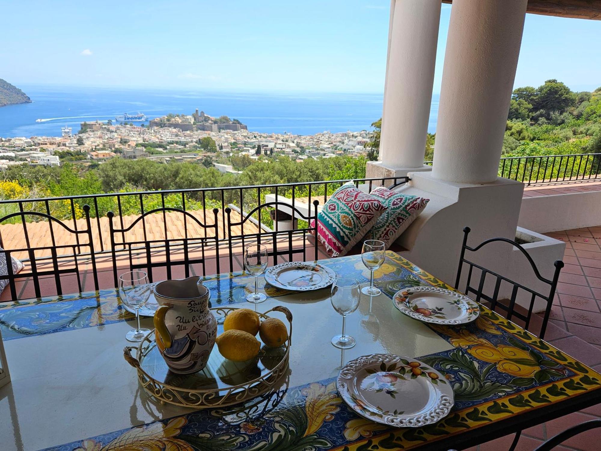 Villa Belvedere Липари Экстерьер фото